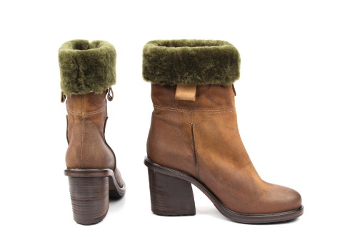 STIVALETTO CON PELO A2522