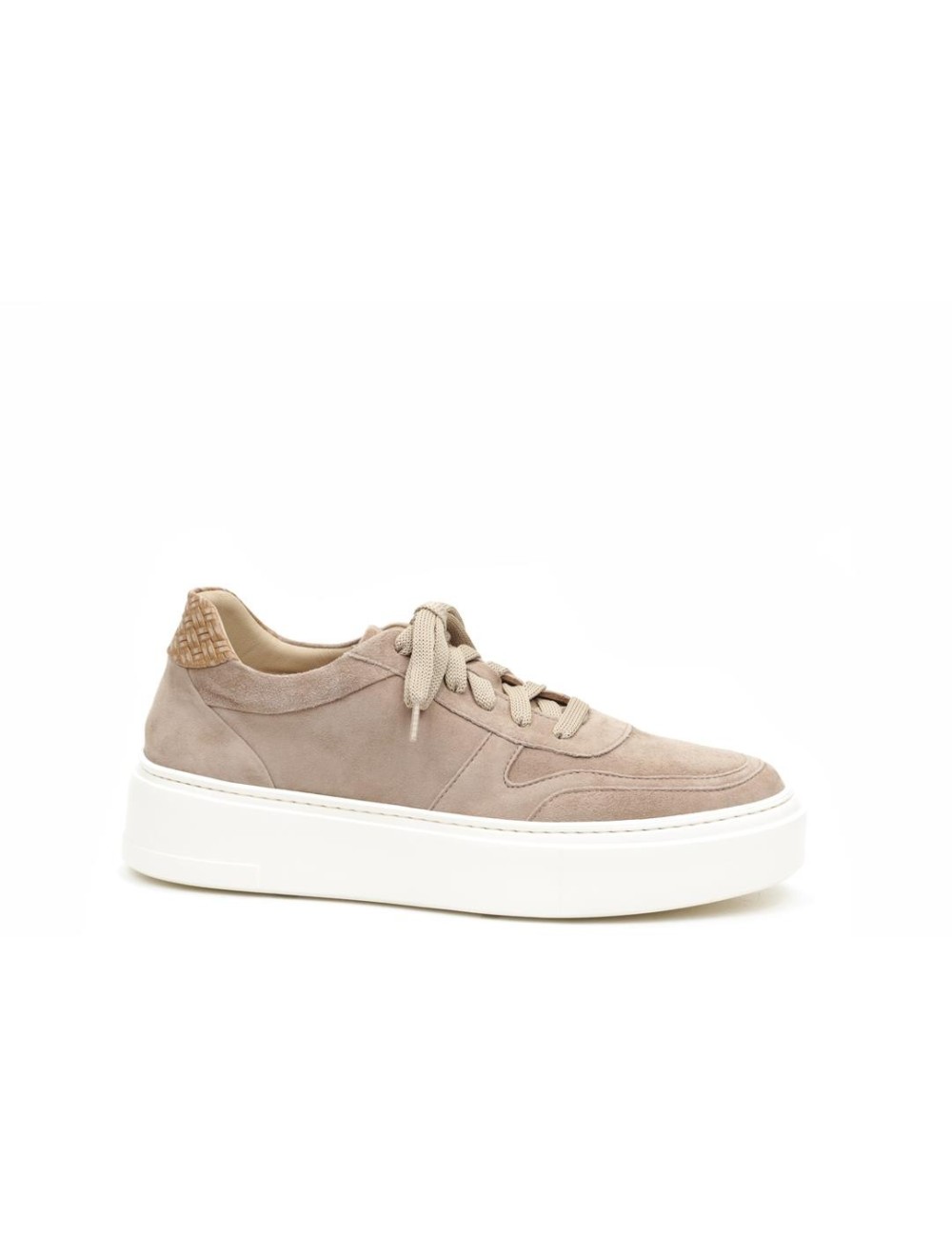 Plateau sneaker wildleder top