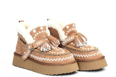 FURRY ANKLE BOOT DFH-11