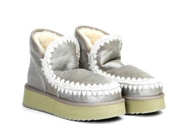 STIVALETTO CON PELO MINI ESKIMO